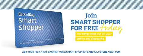 pick and pay smart shopper card|pick 'n pay smart shopper.